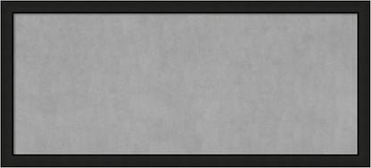 Amanti Art Black Framed Magnetic Board 23x51 Oversize Vision Board for use with Magnets, 100% Metal Sheet to Display Items as Office Decor or for Home Organization in mudroom, Kitchen or Kids Room