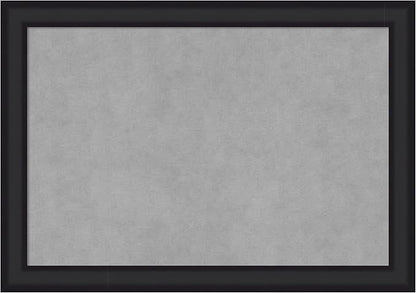 Amanti Art Black Framed Magnetic Board 19x27 Medium Vision Board for use with Magnets, 100% Metal Sheet to Display Items as Office Decor or for Home Organization in mudroom, Kitchen or Kids Room