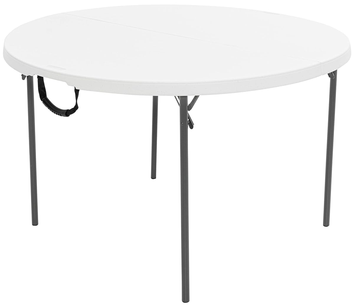 Light Commercial Fold-in-Half Round Table, 4-Foot