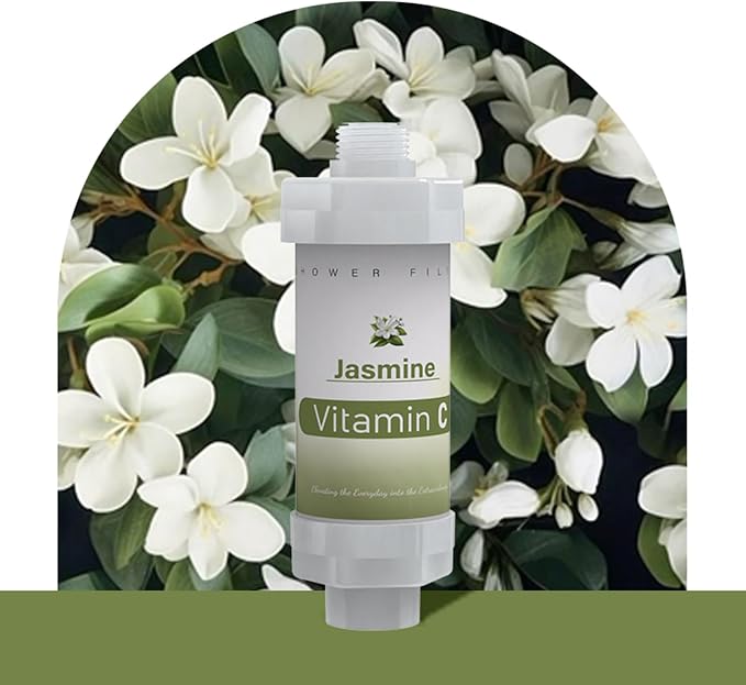 10PCS Vitamin C Shower Filter for Hard Water Filter Aromatherapy Replacement Cartridge Bathtub Faucet Bathroom Accessories Remove Chlorine Fluoride Heavy Metals Jasmine Ocean