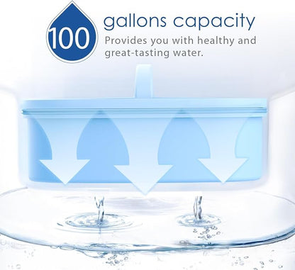 [Original] Waterdrop PF-AL Alkaline Water Filter for Waterdrop Pitchers | Water Filter Replacement for Waterdrop Pitcher Filtration System, Improves Coffee Taste, Lasts Up to 300 Gallons, 3 Pack
