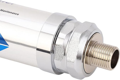 No Salt Water Softener, Stainless Steel Magnetic Water Descaler System with Limescale Prevention, Ideal for Whole House Pipes, Heaters & Appliances (Stainless steel 2)