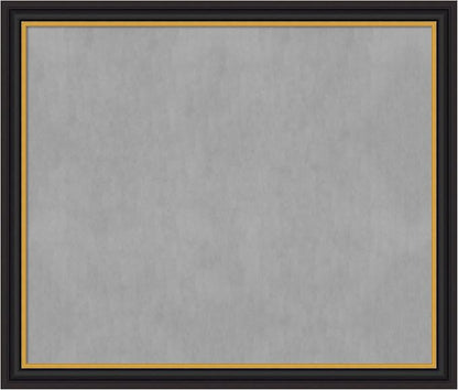 Amanti Art Black Framed Magnetic Board 46x54 Oversize Vision Board for use with Magnets, 100% Metal Sheet to Display Items as Office Decor or for Home Organization in mudroom, Kitchen or Kids Room