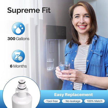 ICEPURE RPWF Refrigerator Water Filter Replacement For GE RPWF(NOT FOR RPWFE), WATER SENTINEl WSG-4, RWF3600A, 5PACK
