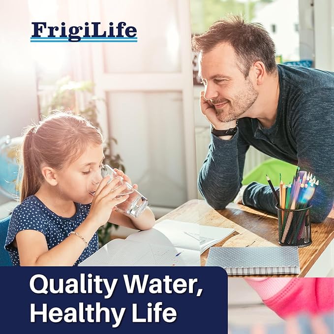 RWF5800A Refrigerator Water Filter Replacement for Frigidaire EPTWFU01 Pure Source Ultra II, Pure Source Ultra 2, EWF02, SCWFTCTO, CLCH128 GP006 DE022 and Pure Air Ultra 2 Air Filter 2 Combo