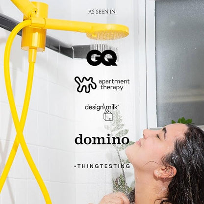 Sproos - Handheld Showerhead, High Performance Filtration System for Healthier Hair and Skin, Extra Long 70 Inch Hose, 3 Customized Spray Functions, 6 Colors (Golden Hour, Shower Filter Set)
