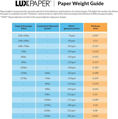 LUXPaper 11" x 17" Cardstock | Tabloid Size | Wisteria Purple | 100lb. Cover | 50 Qty