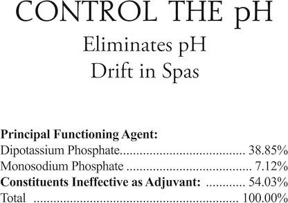 SpaChoice 1-Quart Premium Control The pH, pH Balance for Hot Tub, Made in USA