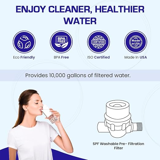Arsenic Removal | Smart Classic Countertop Water Filter System | White | Crystal Quest