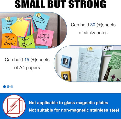 LOVIMAG Fridge Magnets 16Pcs Refrigerator Whiteboard Small Strong Magnet Classroom Kitchen Accessories Decorative Locker Set Decor Must Haves Office Calendar Refrigerador Magnetic Cute Crafts Gold