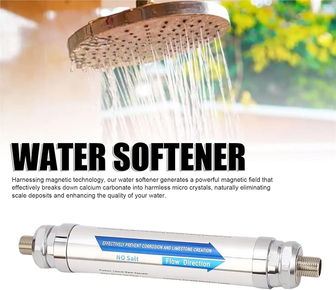 DN15/20 Stainless Steel Non-Salt Magnetic Water Softener for House Scale Prevention(3 4in DN20)
