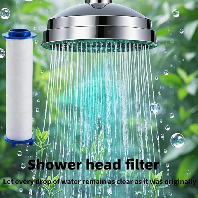 10/20 Pcs Ion Drops Shower Head Filters, Showerhead Filters, PP Cotton Replacement Cartridge, Suitable for Various Specifications of Shower Heads (A20*pc, 2.75 * 0.94 In)