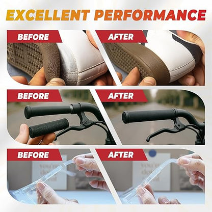 Super Glue Thick CA Glue Clear 60 Gram, Heavy Duty Superglue Instant Cyanoacrylate Adhesive for Plastic Ceramic Leather Metal Glass Wood Pla Shoe Sole Repair, Strong Oily Liquid Bonding