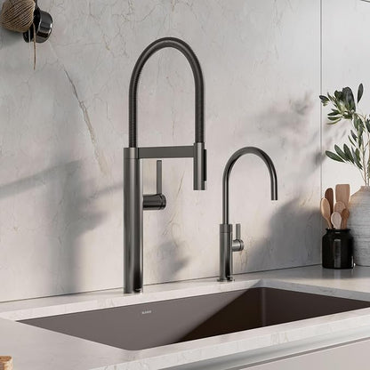 Blanco 527492 Culina II Beverage Faucet with Optional Filtration System - 1.5 GPM - Satin Dark Steel