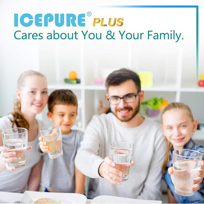 ICEPURE PLUS 9990 NSF 53&42 Certified Replacement for Kenmore 46-9990, LG LT600P 5231JA2006B 5231JA2006A-S, KENMORECLEAR 9990, FML-2, LSC27931ST, LFX25960ST, RWF1000A Refrigerator Water Filter, 3PACK