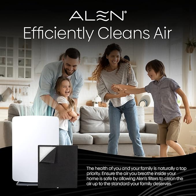 Alen Air Filter BF35-Fresh Replacement HEPA Filter for BreatheSmart Classic Air Purifier - Captures Allergens, Dust, & Mold + Odors & Smoke (1 Filter)