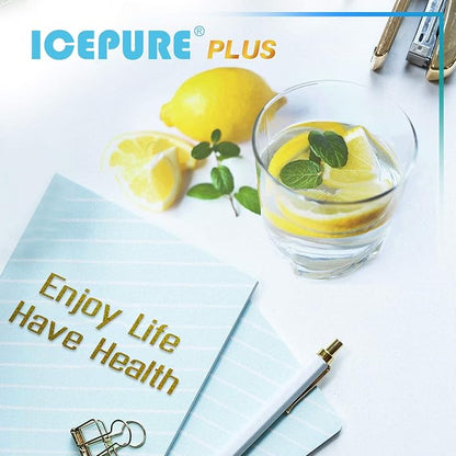 ICEPURE PLUS ADQ747935 NSF 53&42 Certified Replacement for LG LT1000P MDJ64844601, Kenmore Elite 9980, LT1000PC ADQ74793501 LT1000 RWF4700A RWF4700AB Refrigerator Water and LT120F Air Filter,2Combo