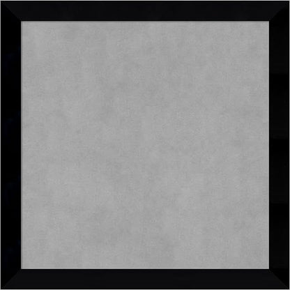 Amanti Art Black Framed Magnetic Board 23x23 Medium Vision Board for use with Magnets, 100% Metal Sheet to Display Items as Office Decor or for Home Organization in mudroom, Kitchen or Kids Room