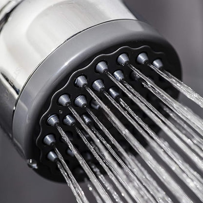 AquaBliss TurboSpa 3 Inch High Pressure Shower Head w/Flow Restrictor Melts Stress into Bliss at Full Power. 42 Nozzle Wide Spray High Flow Showerhead Drenches You Fast, No Dry Spots Guaranteed