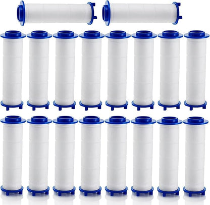 10/20 Pcs Ion Drops Shower Head Filters, Showerhead Filters, PP Cotton Replacement Cartridge, Suitable for Various Specifications of Shower Heads (A20*pc, 2.75 * 0.94 In)