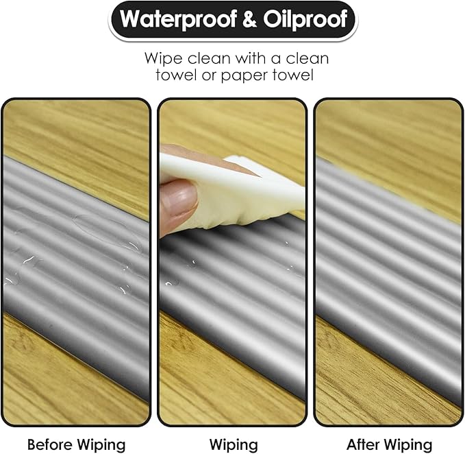 Soft Extra-Wide Edge Protector for Baby, 16.4ft Baby Proofing Edge Guards Padding Self-Adhesive Double Sided Tape, Safety Guards Proof Foam Padding for Sharp Edges, Table, Desk, Furniture Black