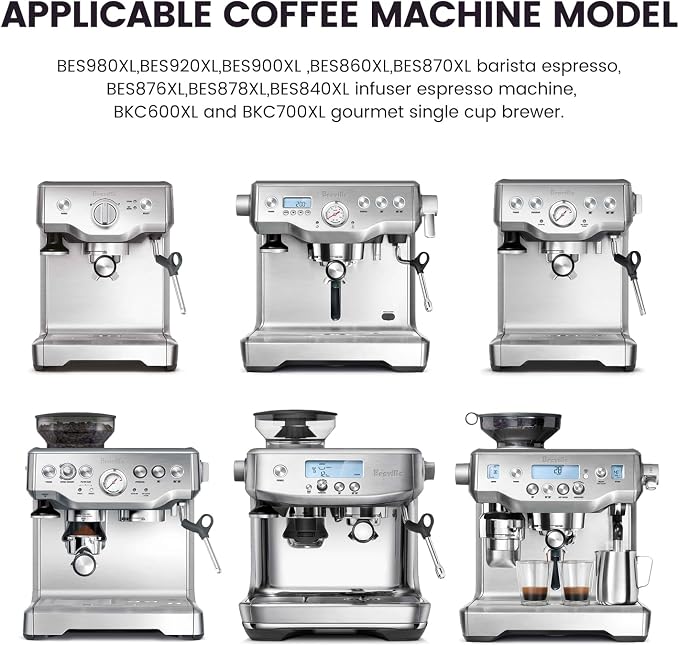 Possiave 2-Pack Water Filters Compatible with Breville BWF100 Machines | Breville Espresso Machine Water Filter Replacement for Barista Express/Pro, Infuser, Dual Boiler, Oracle Series Early