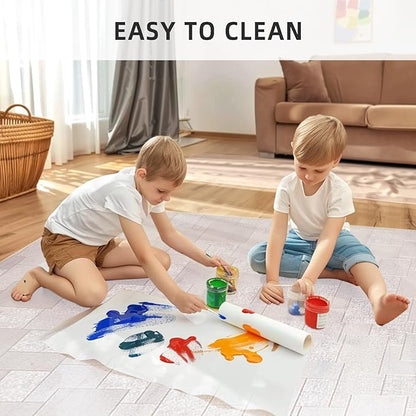 Chair Mat for Hardwood Floor, 45x53 inches Floor Mat Protector for Office Chair, Desk, Home, Frosted Pattern Rectangle Floors Protector