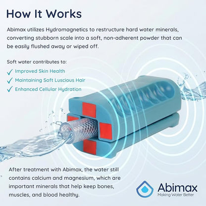 Magnostream Magnetic Water Descaler – Whole House Limescale Remover for Pipes, Appliances & Showers (Pack of 3) – Salt-Free Water Softener Alternative & Hard Water Conditioner – Eco-Friendly Unit