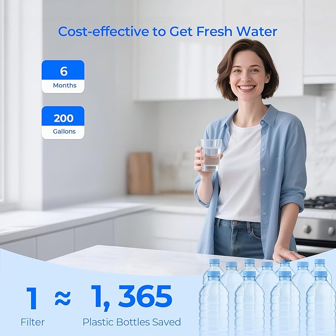 TEEHAY EPTWFU01 PureSource Ultra II Refrigerator Water Filter, Compatible with Electrolux EWF02, Frigidaire FFHB2750TD, FFHB275OTE, FFHB2750TP, FFHB2750TS, FFHD2250TD, FRFG1723AV, LFHB2751TF, 1 Pack
