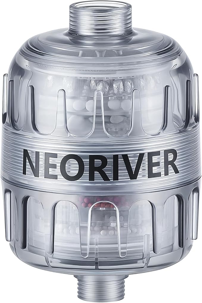 High Output Revitalizing Shower Filter - Reduces Dry Itchy Skin, Dandruff, Eczema, Softens Hard Water and Dramatically Improves The Condition of Your Skin, Hair and Nails