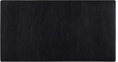 Node Leather - Genuine Leather Desk Pad - Executive Real Leather Desk Mat - Rustic Black (18.75" x 35.75")