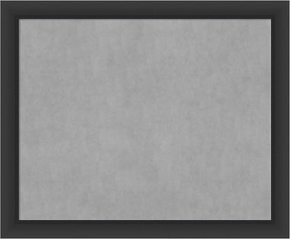 Amanti Art Black Framed Magnetic Board 37x45 X-Large Vision Board for use with Magnets, 100% Metal Sheet to Display Items as Office Decor or for Home Organization in mudroom, Kitchen or Kids Room