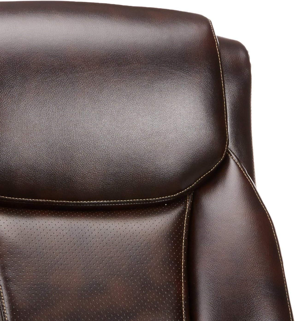Big & Tall Executive Office Desk Chair with Lumbar Support, Adjustable Height, 350 Lb Capacity, Black Pewter Finish, 28.5" D X 30.25" W X 47.9" H