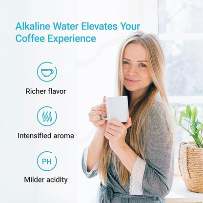 AQUA CREST PF-AL Alkaline Water Filter Replacement for Waterdrop® Pitchers | Replacement for Waterdrop® Pitcher and Dispenser & PF-AL Filter, Reduces PFOA/PFOS, Chlorine, Last Up to 100 Gallons, 3 Pack