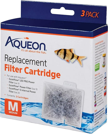 Aqueon Replacement Filter Cartridges Medium - 3 Count (Pack of 1)