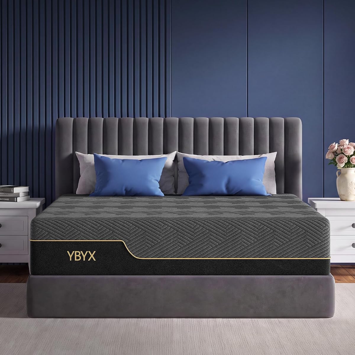 Full Mattress, 12 Inch Full Size Mattresses Hybrid Mattress with Memory Foam & Pillow Top - Medium Firm Feel for Motion Isolation, Edge Support, Pressure Relief - Bed in a Box