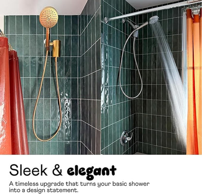Sproos - Handheld Showerhead, High Performance Filtration System for Healthier Hair and Skin, Extra Long 70 Inch Hose, 3 Customized Spray Functions, 6 Colors (Lilac, Shower Filter Set)