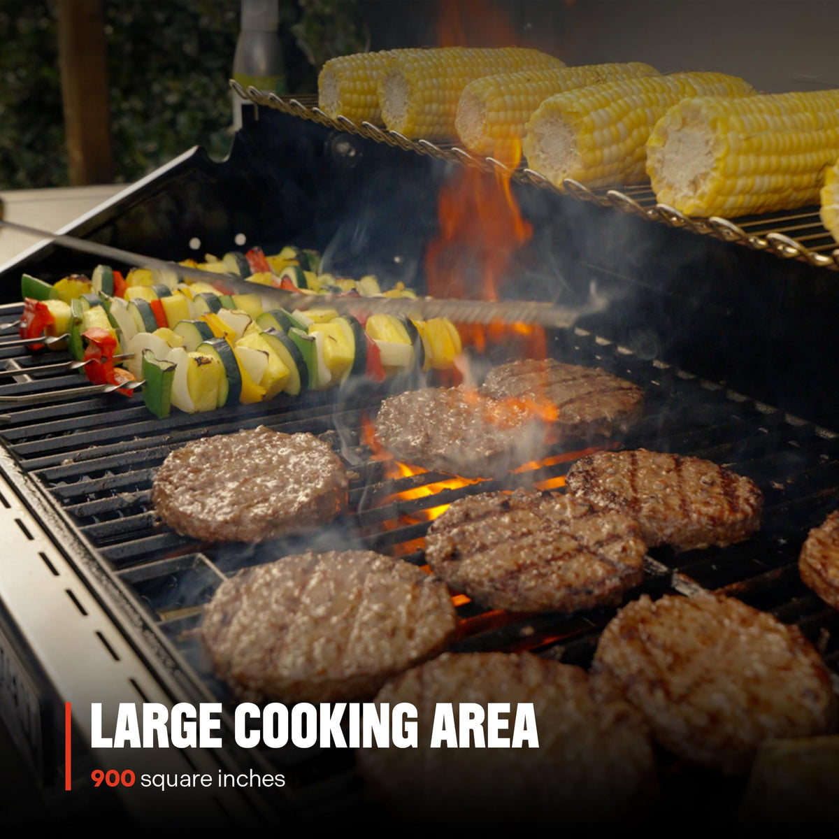 6-Burner Convertible Natural Gas Smart bbq Grill Stainless Steel Denali 605 with Smoke Box (Without Conversion Kit)