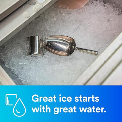 3M Water Filtration Products System for Commercial Ice Maker Machines ICE120-S, Reduces Sediment, Microplastics, Chlorine Taste and Odor, Cysts, Inhibits Scale, 1.5 GPM, 9,000 Gallon Capacity
