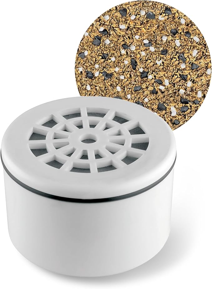 AquaCare by HotelSpa 1139 Replacement Disposable Enriched KDF Cartridge for Compact Universal Shower Filter or Filtered Shower Heads/Handheld Showers