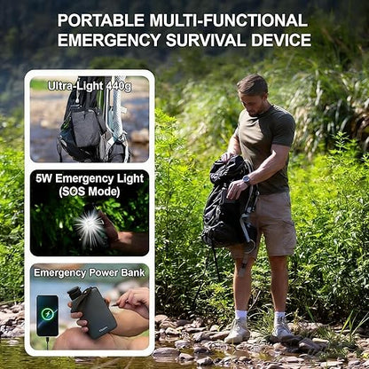 Portable Electric Water Filter Pump, 0.01 Micron Outdoor Camping Water Purifier, Water Filtration System Survival for Hiking, Camping, Travel and Emergency, Best Gifts for Men.