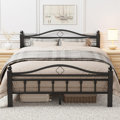 Metal Full Size Bed Frames with Headboard