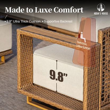 Patio Conversation Set for Lawn Garden