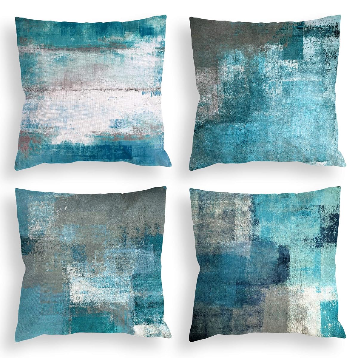 18x18 Throw Pillow Covers Set of 4