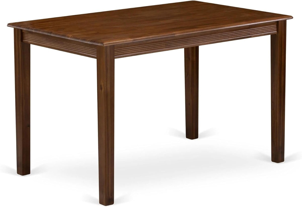 YAT-AWA-T Yarmouth Rectangle Modern Dining Table, 30X48 Inch, Walnut