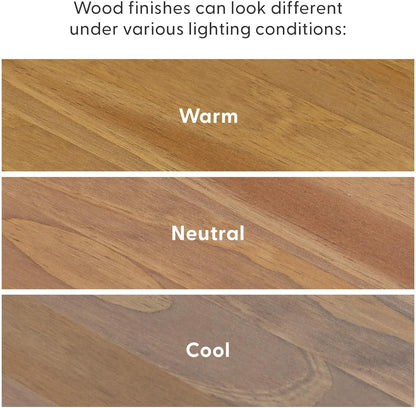 Verso Oval Dining Table, 62 Inch Solid Wood Kitchen, Minimalist Table for Dining Room, Pecan
