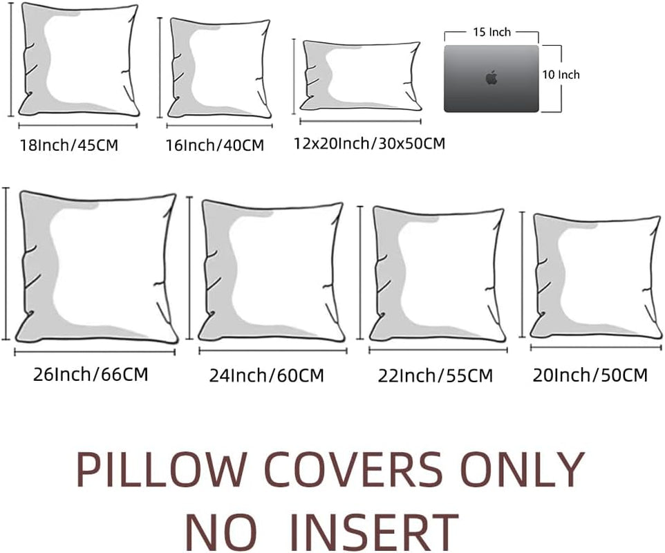 2 Packs Brown Boho Lumbar Faux Leather Decorative Throw Pillow Covers 12X20 Inch for Living Room Couch Bed Sofa, Hand Stitched Rectangle Cushion Case, Rustic Modern Farmhouse Home Decor