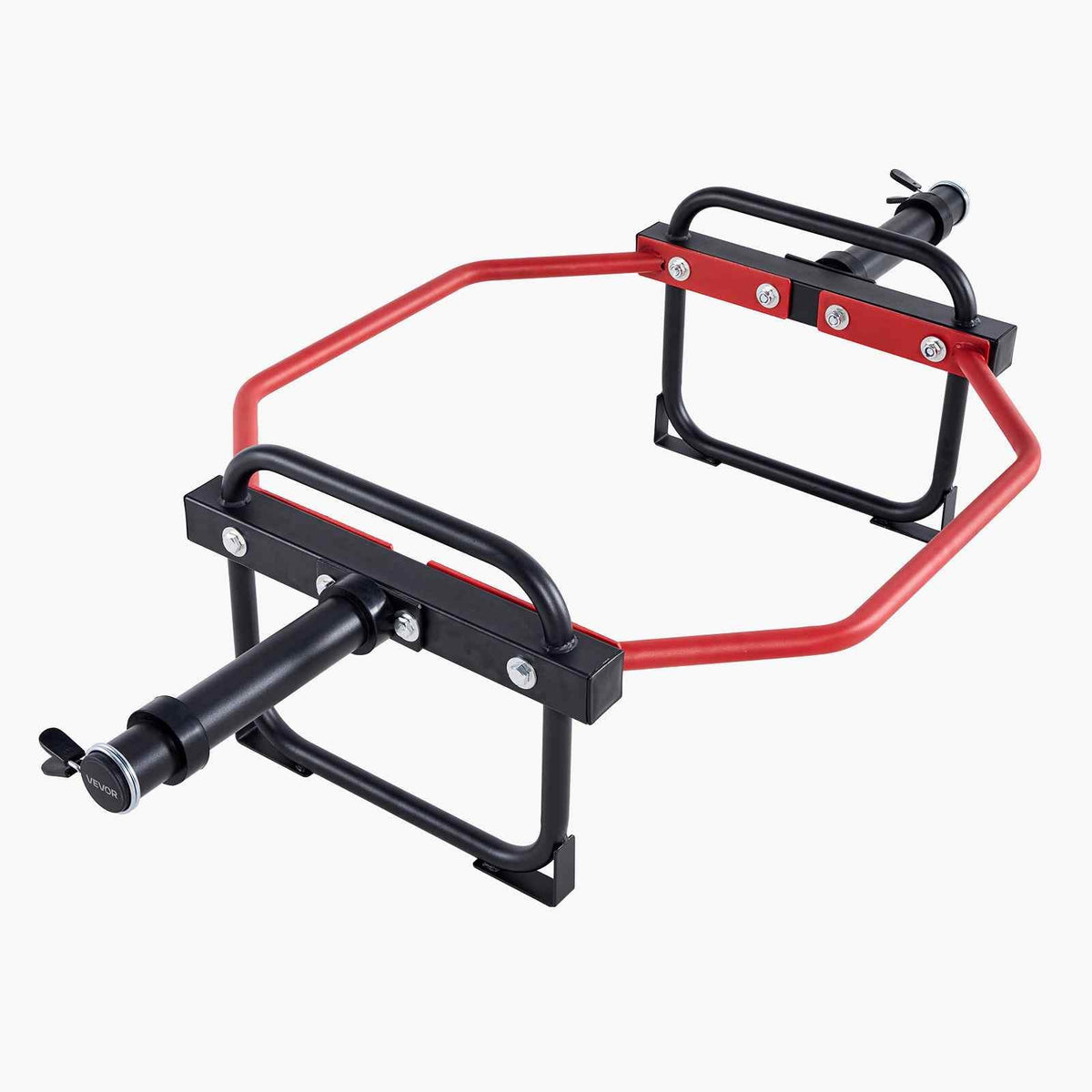 Trap Bar Hex Bar, 2-Inch Hex Barbell, 500 LBS Capacity Shrug Bars, Weightlifting and Strength Training Equipment, Home Gym for Squats, Deadlifts, Shoulder Presses, Red