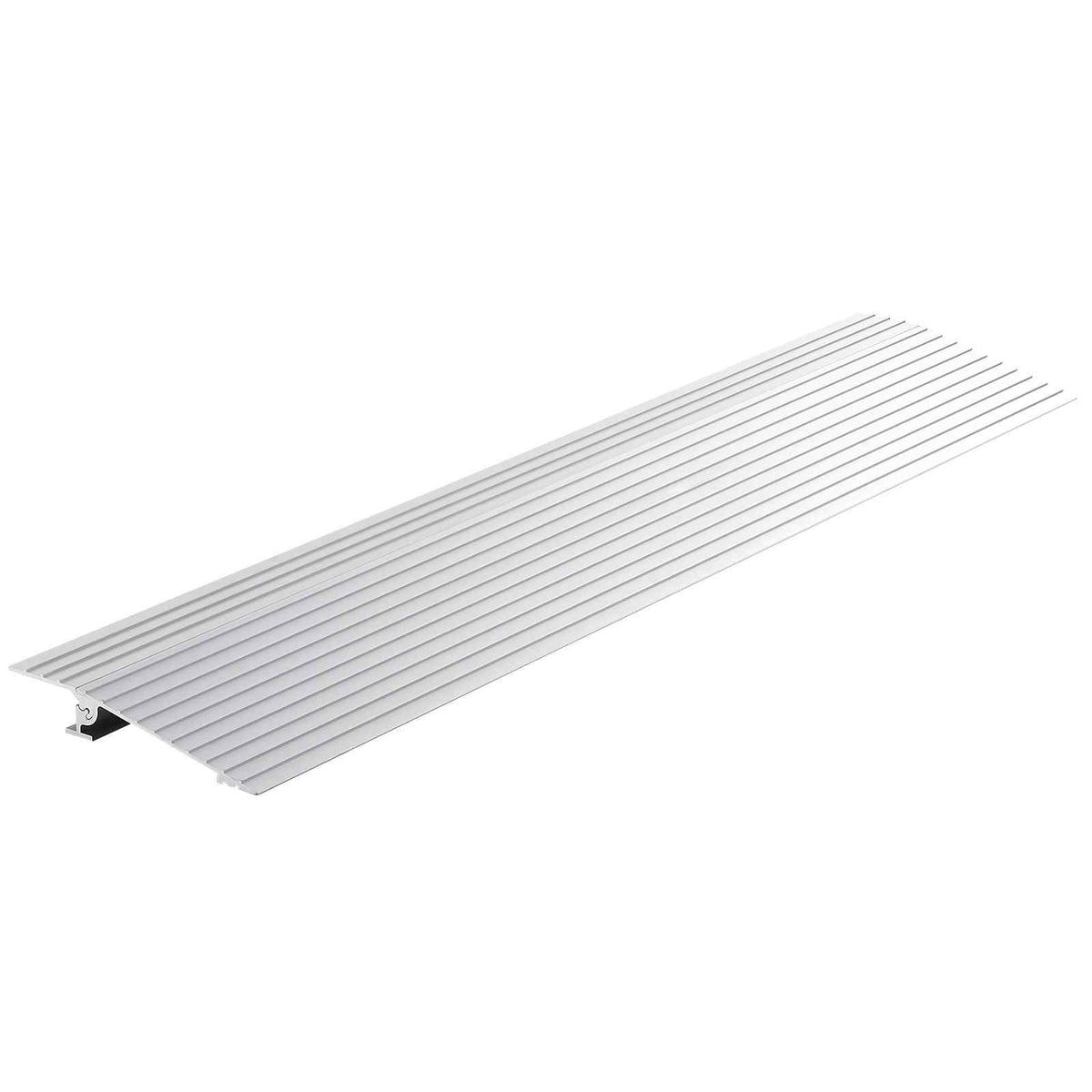 Door Threshold Ramp, 1" Rise, 800 lbs Load Capacity, Door Ramp for Wheelchairs, Aluminum Threshold Ramp for Doorways, Adjustable Modular Threshold Ramp for Wheelchairs, Scooters, Power Chairs