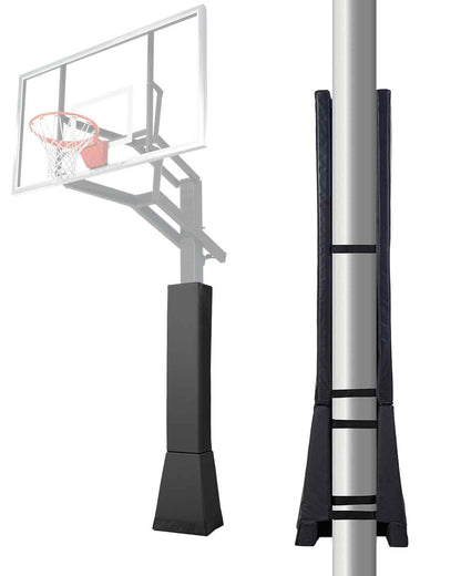 Basketball Pole Pad, 64" Tall and 2" Thick Heavy Duty Wrap Around Pole Padding, Fits 6x6 - 7x7 inch Diameter Square Pole, All-weather Waterproof Protective Pad for Basement Garage Playground